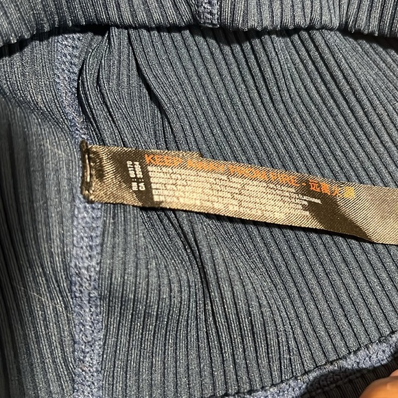 Free People Movement Game Time Blue Racerback Ribbed Cami Athletic Tank Top Sz M - Picture 10 of 14